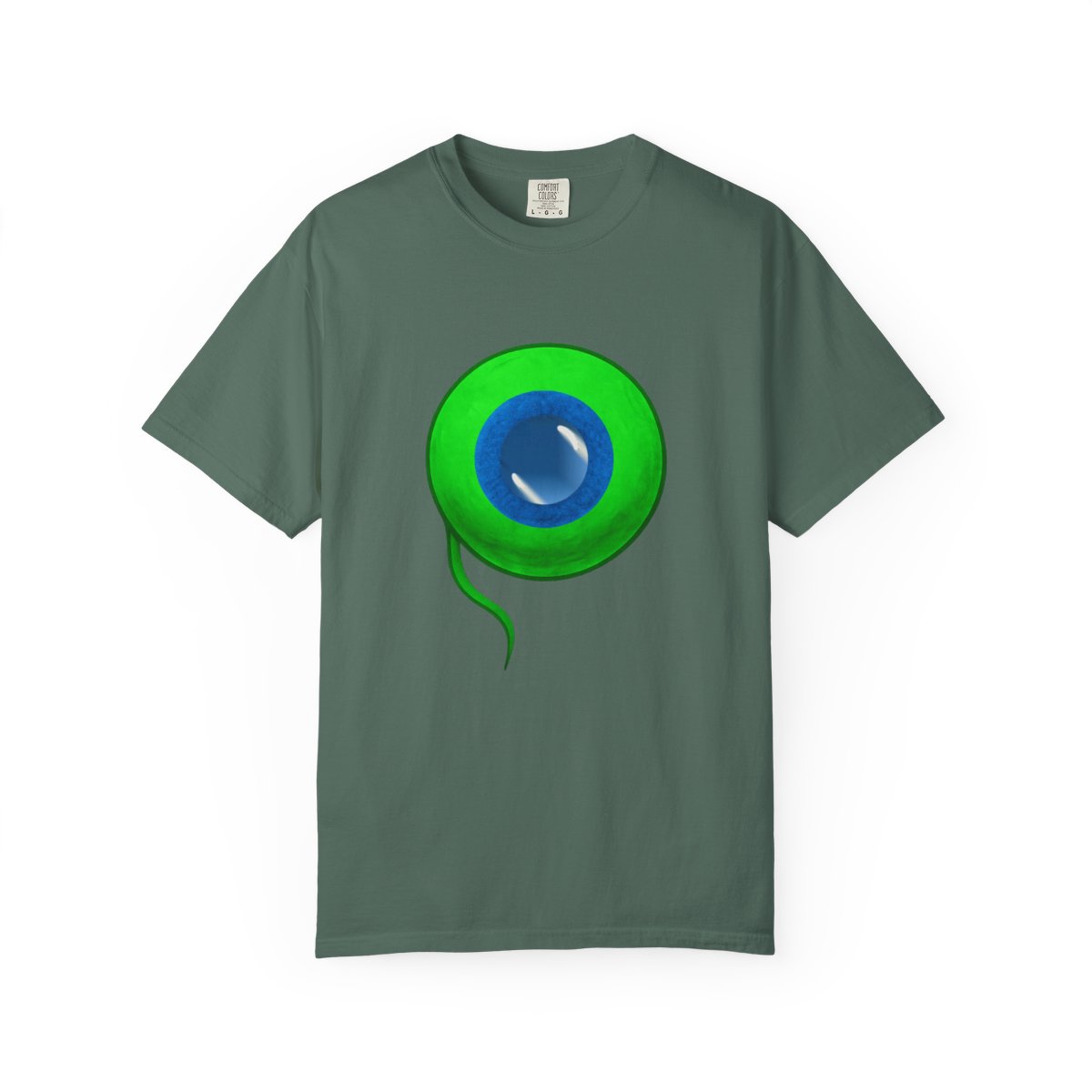 Jacksepticeye Infected Septic Eye Green Logo T-Shirt - alternate angle 5, merchandise