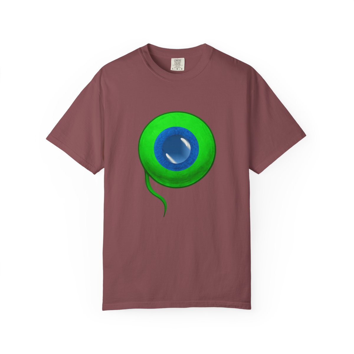 Jacksepticeye Infected Septic Eye Green Logo T-Shirt - alternate angle 2, merchandise