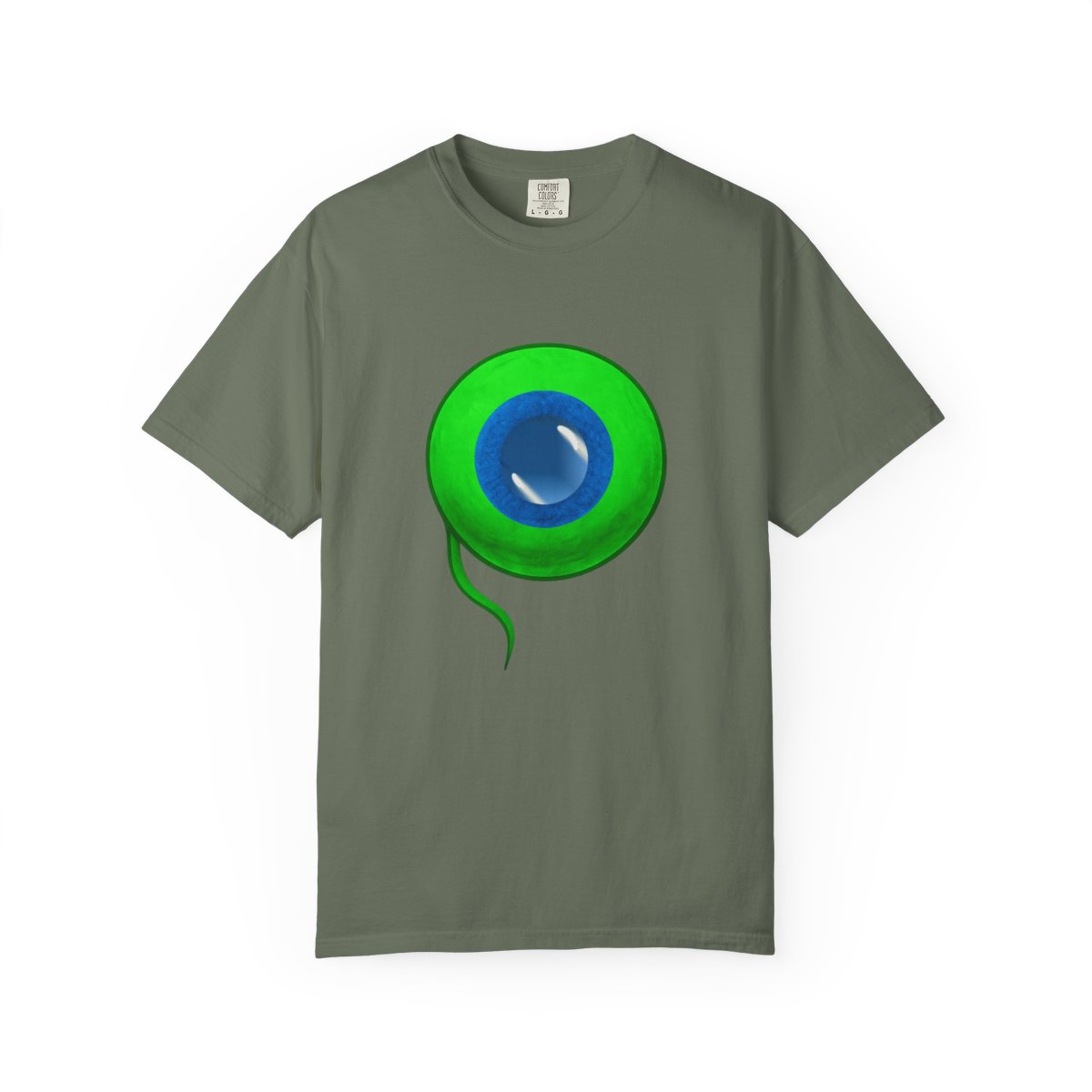 Jacksepticeye Infected Septic Eye Green Logo T-Shirt - alternate angle 4, merchandise