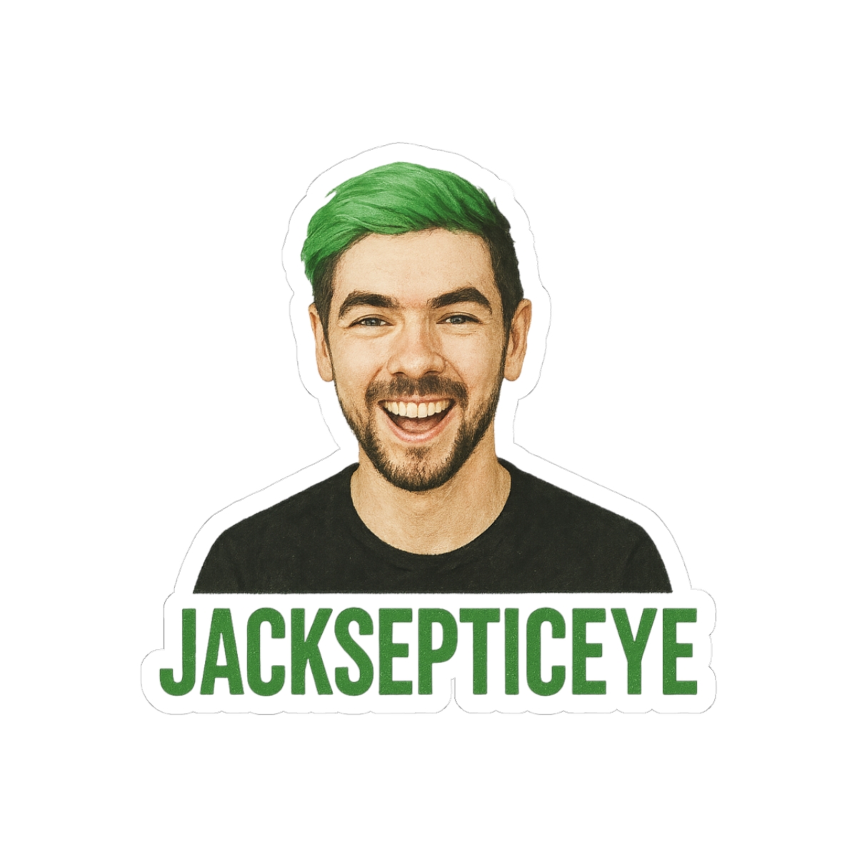 Jacksepticeye Portrait Sticker | Bold Fan Vinyl Decal