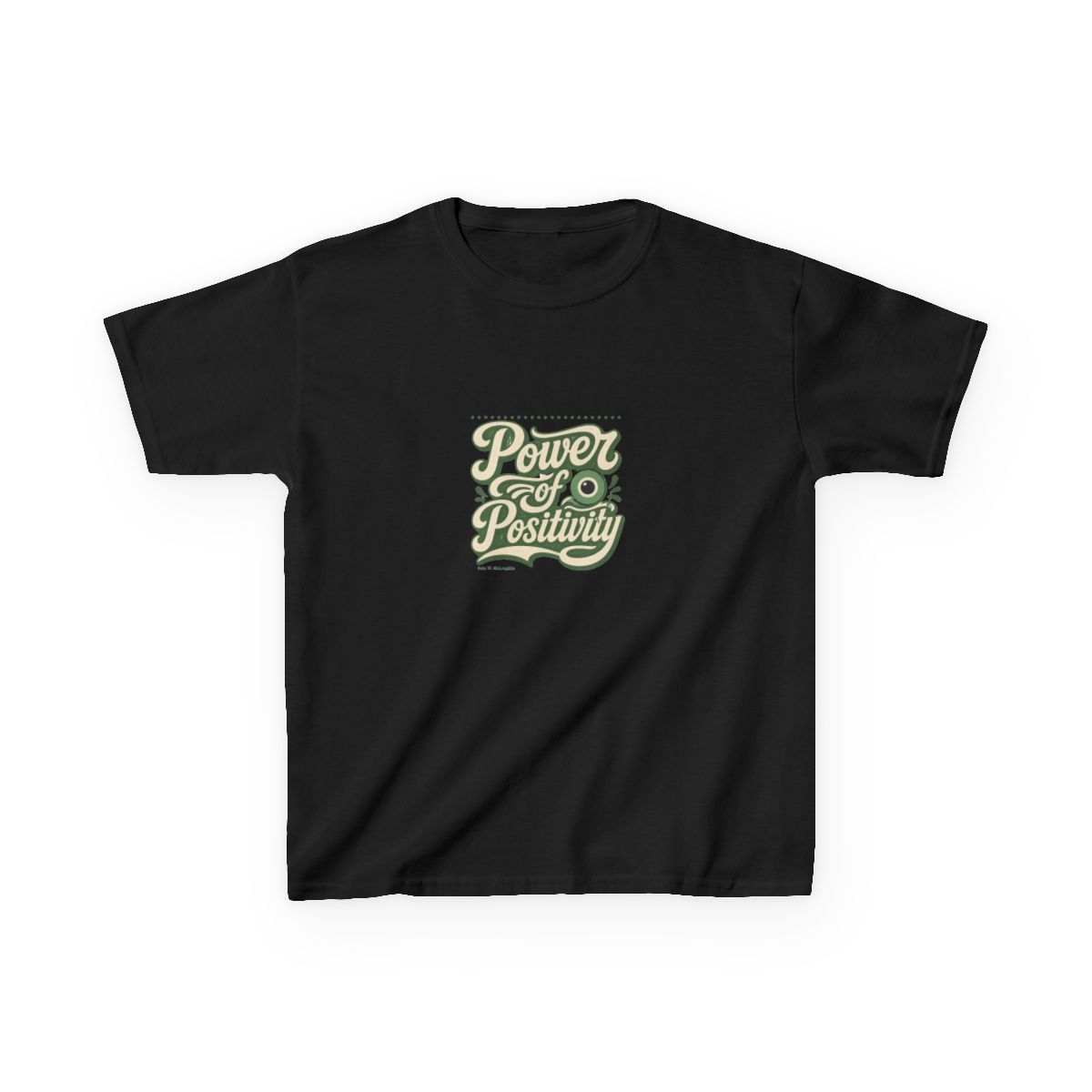 Jacksepticeye "Power of Positivity" Unisex Kids Tee - alternate angle 2, merchandise
